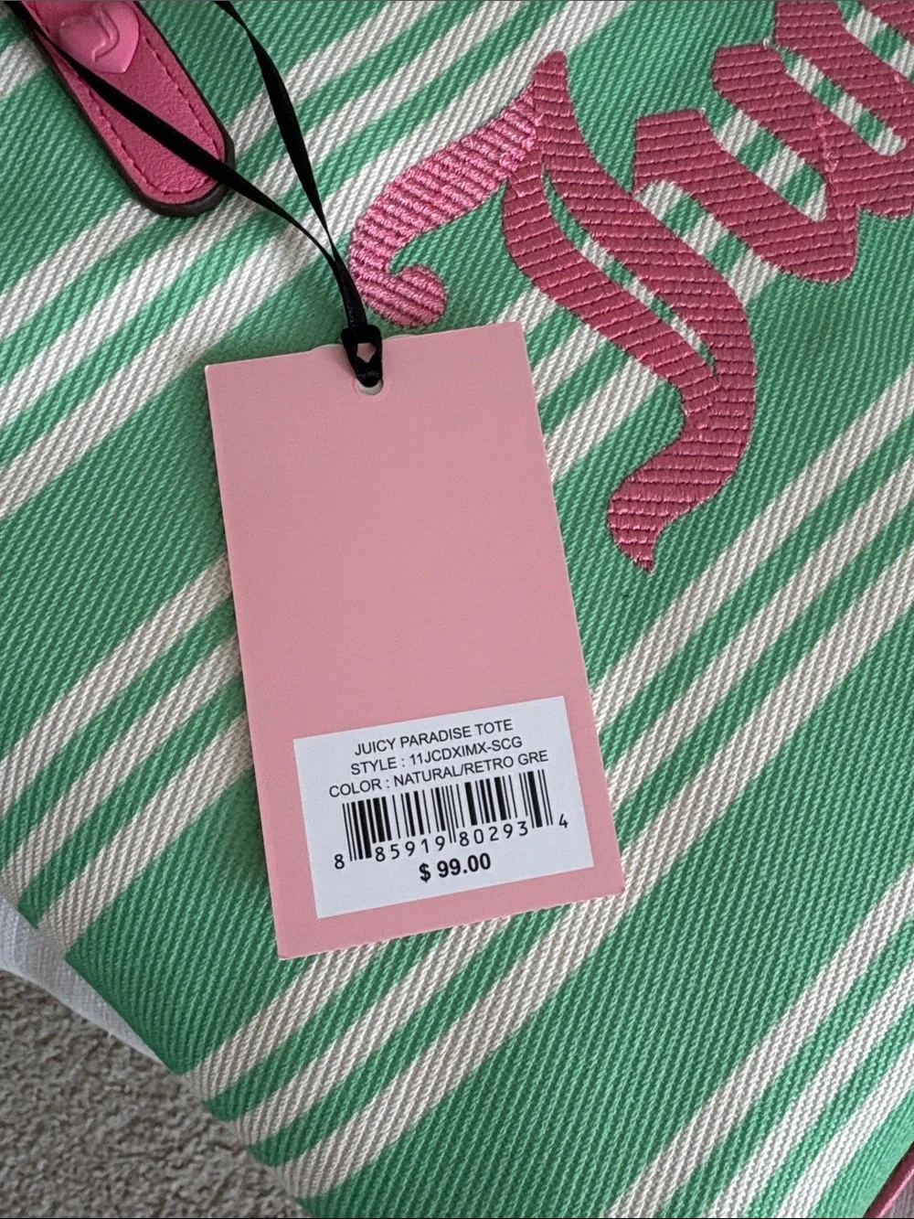 Juicy Couture bright green